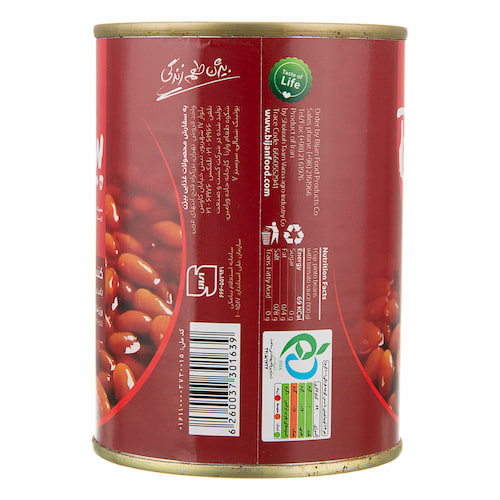 تصویر 2 از خرید کنسرو لوبیا چیتی با سس گوجه فرنگی بیژن